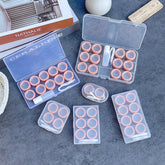 Estuche para lentes de contacto de colores de estilo simple INS